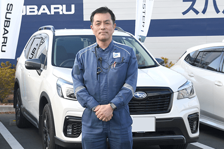 スバルショップ杉戸店責任者の相馬